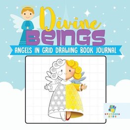 Divine Beings | Angels in Grid Drawing Book Journal