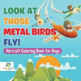 Look At Those Metal Birds Fly! | Aircraft Coloring Book for Boys