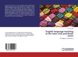 English language teaching at the basic and post-basic levels