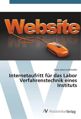 Internetaufritt für das Labor Verfahrenstechnik eines Instituts