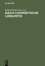 Nach-Chomskysche Linguistik