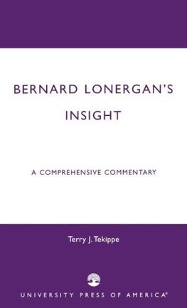 Bernard Lonergan's Insight