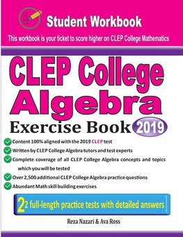 CLEP College Algebra Exercise Book