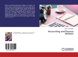 Accounting and Finance Division