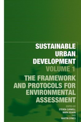 Sustainable Urban Development Volume 1