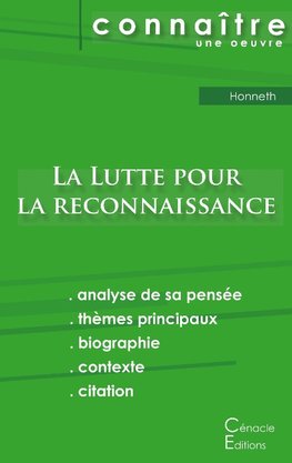 Fiche de lecture La Lutte pour la reconnaissance de Honneth (Analyse philosophique de référence et résumé complet)