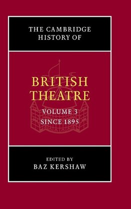 The Cambridge History of British Theatre