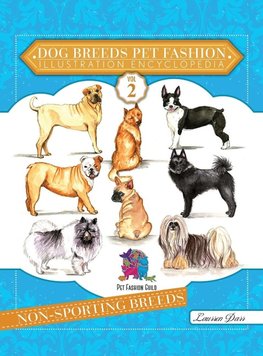 Dog Breeds Pet Fashion Illustration Encyclopedia