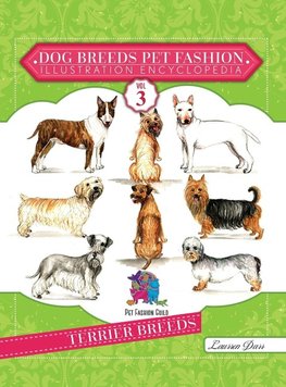 Dog Breeds Pet Fashion Illustration Encyclopedia