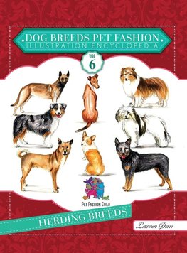 Dog Breeds Pet Fashion Illustration Encyclopedia