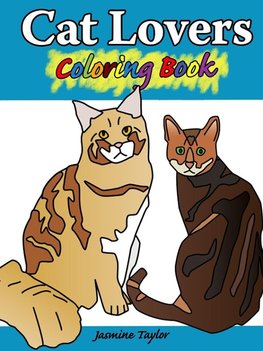 Cat Lovers Coloring Book