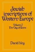 Jewish Inscriptions of Western Europe