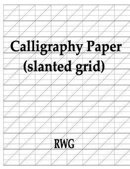 Calligraphy Paper (slanted grid)