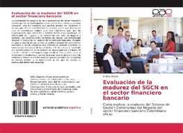 Evaluación de la madurez del SGCN en el sector financiero bancario