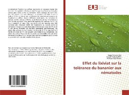 Effet du lixiviat sur la tolérance du bananier aux nématodes