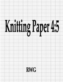 Knitting Paper 4