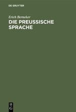 Die preussische Sprache