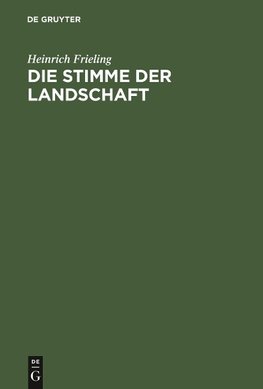 Die Stimme der Landschaft