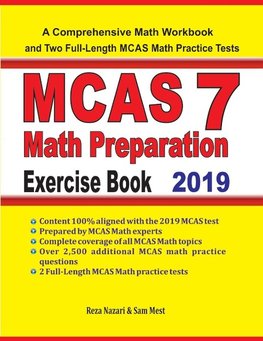 MCAS 7 Math Preparation Exercise Book