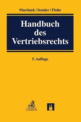 Handbuch des Vertriebsrechts