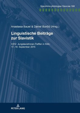 Linguistische Beiträge zur Slavistik