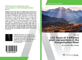 CO2 fluxes of 4 different plant compositions in the Püergschachen Moor