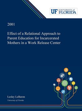 Effect of a Relational Approach to Parent Education for Incarcerated Mothers in a Work Release Center