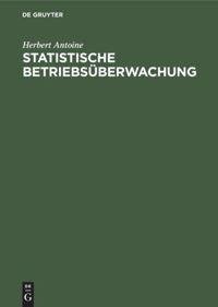 Statistische Betriebsüberwachung