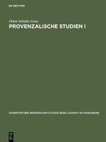 Provenzalische Studien I