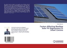 Factors Affecting Rooftop Solar PV Deployment in Urban Centres