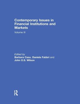 Contemporary Issues in Financial Institutions and Markets