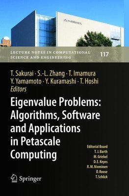 Eigenvalue Problems: Algorithms, Software and Applications in Petascale Computing