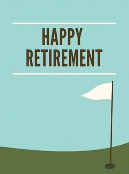 Golf Retirement Guest Book (Hardcover)