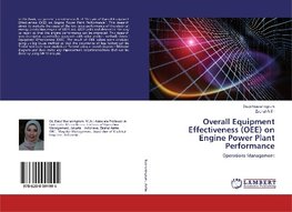 Overall Equipment Effectiveness (OEE) on Engine Power Plant Performance