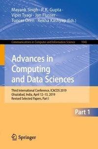 Advances in Computing and Data Sciences