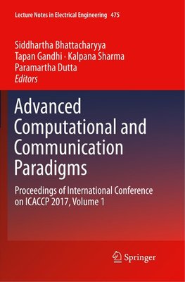 Advanced Computational and Communication Paradigms