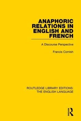 Anaphoric Relations in English and French