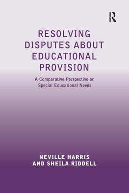 Resolving Disputes about Educational Provision