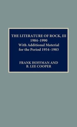 The Literature of Rock III