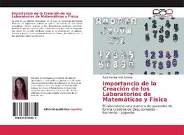 Importancia de la Creación de los Laboratorios de Matemáticas y Física