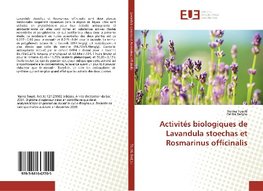 Activités biologiques de Lavandula stoechas et Rosmarinus officinalis