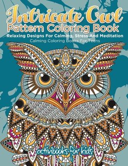 Intricate Owl Pattern Coloring Book