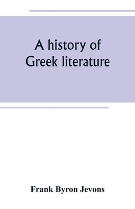 A history of Greek literature