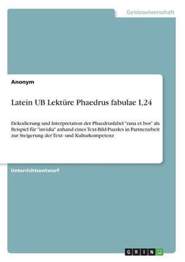 Latein UB Lektüre Phaedrus fabulae I,24