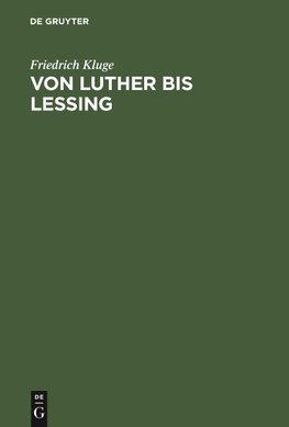 Von Luther bis Lessing