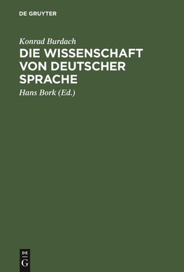 Die Wissenschaft von deutscher Sprache