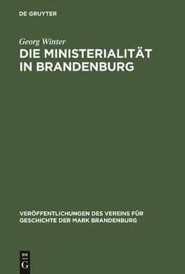 Die Ministerialität in Brandenburg