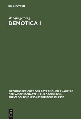 Demotica I