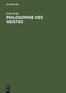 Philosophie des Geistes