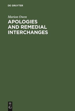 Apologies and Remedial Interchanges